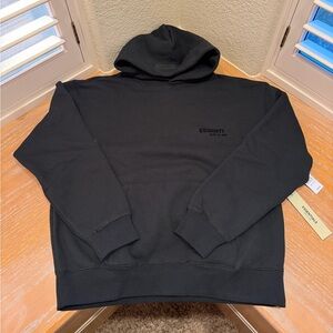 NWT Fear of God ESSENTIALS Black Hoodie